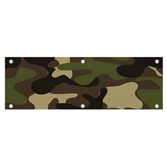 Texture Military Camouflage Repeats Seamless Army Green Hunting Banner And Sign 6  X 2  by Cowasu