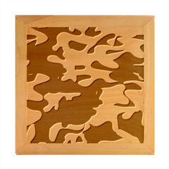 Texture Military Camouflage Repeats Seamless Army Green Hunting Wood Photo Frame Cube by Cowasu