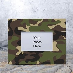 Texture Military Camouflage Repeats Seamless Army Green Hunting White Tabletop Photo Frame 4 x6 