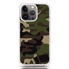 Texture Military Camouflage Repeats Seamless Army Green Hunting Iphone 13 Pro Tpu Uv Print Case by Cowasu