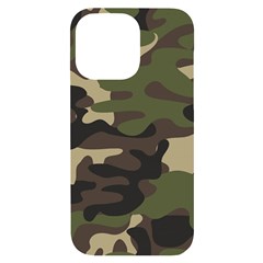 Texture Military Camouflage Repeats Seamless Army Green Hunting Iphone 14 Pro Max Black Uv Print Case