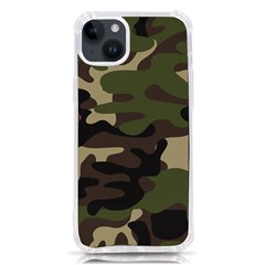 Texture Military Camouflage Repeats Seamless Army Green Hunting Iphone 14 Plus Tpu Uv Print Case