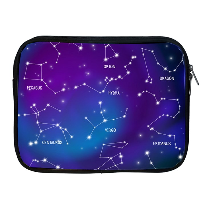 Realistic Night Sky With Constellations Apple iPad 2/3/4 Zipper Cases