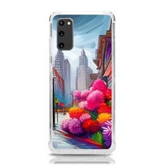 Flowers In The City  Samsung Galaxy S20 6 2 Inch Tpu Uv Case by amiisukyokcreatives