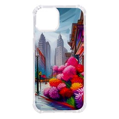 Flowers In The City  Iphone 14 Tpu Uv Print Case by amiisukyokcreatives