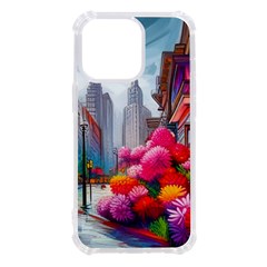 Flowers In The City  Iphone 13 Pro Tpu Uv Print Case by amiisukyokcreatives