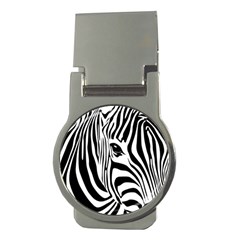 Animal Cute Pattern Art Zebra Money Clips (round)  by Amaryn4rt