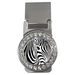 Animal Cute Pattern Art Zebra Money Clips (cz)  by Amaryn4rt