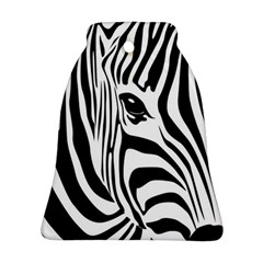 Animal Cute Pattern Art Zebra Ornament (bell)