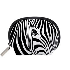 Animal Cute Pattern Art Zebra Accessory Pouch (small)