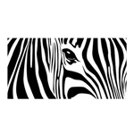 Animal Cute Pattern Art Zebra Satin Wrap 35  x 70  Front