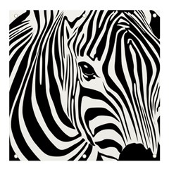 Animal Cute Pattern Art Zebra Banner And Sign 4  X 4  by Amaryn4rt