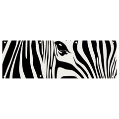 Animal Cute Pattern Art Zebra Banner And Sign 9  X 3  by Amaryn4rt