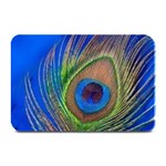 Blue Peacock Feather Plate Mats 18 x12  Plate Mat