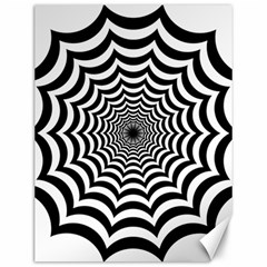 Spider Web Hypnotic Canvas 12  X 16  by Amaryn4rt