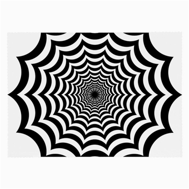 Spider Web Hypnotic Large Glasses Cloth