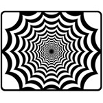 Spider Web Hypnotic Fleece Blanket (Medium) 60 x50  Blanket Front