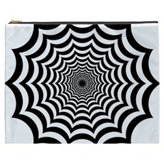 Spider Web Hypnotic Cosmetic Bag (xxxl) by Amaryn4rt