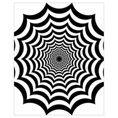 Spider Web Hypnotic Drawstring Bag (small) by Amaryn4rt