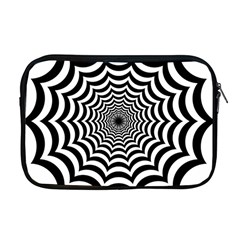 Spider Web Hypnotic Apple Macbook Pro 17  Zipper Case by Amaryn4rt