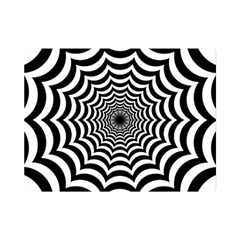 Spider Web Hypnotic Premium Plush Fleece Blanket (mini) by Amaryn4rt