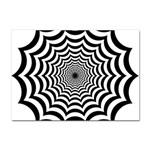 Spider Web Hypnotic Crystal Sticker (A4) Front