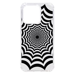 Spider Web Hypnotic Iphone 14 Pro Tpu Uv Print Case by Amaryn4rt