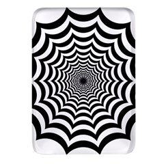 Spider Web Hypnotic Rectangular Glass Fridge Magnet (4 Pack) by Amaryn4rt