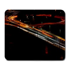 Highway Night Lighthouse Car Fast Large Mousepad