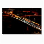 Highway Night Lighthouse Car Fast Postcards 5  x 7  (Pkg of 10) Front