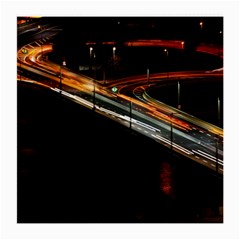 Highway Night Lighthouse Car Fast Medium Glasses Cloth (2 Sides)