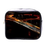 Highway Night Lighthouse Car Fast Mini Toiletries Bag (One Side) Front