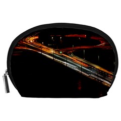 Highway Night Lighthouse Car Fast Accessory Pouch (large)