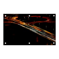 Highway Night Lighthouse Car Fast Banner And Sign 5  X 3  by Amaryn4rt