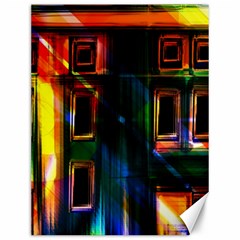 Architecture City Homes Window Canvas 12  X 16  by Amaryn4rt