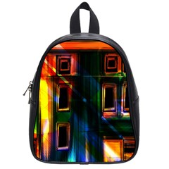 Architecture City Homes Window School Bag (small) by Amaryn4rt