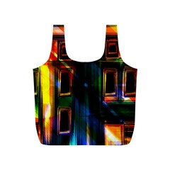 Architecture City Homes Window Full Print Recycle Bag (s) by Amaryn4rt