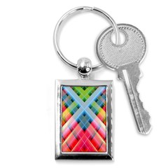 Graphics Colorful Colors Wallpaper Graphic Design Key Chain (rectangle) by Amaryn4rt