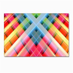 Graphics Colorful Colors Wallpaper Graphic Design Postcards 5  X 7  (pkg Of 10) by Amaryn4rt