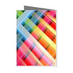 Graphics Colorful Colors Wallpaper Graphic Design Mini Greeting Cards (pkg Of 8)