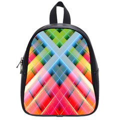 Graphics Colorful Colors Wallpaper Graphic Design School Bag (small) by Amaryn4rt