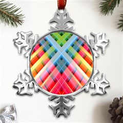 Graphics Colorful Colors Wallpaper Graphic Design Metal Small Snowflake Ornament