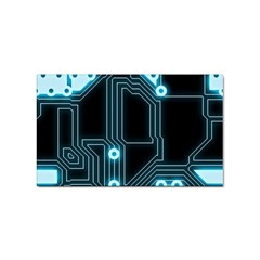 A Completely Seamless Background Design Circuitry Sticker (rectangular) by Amaryn4rt