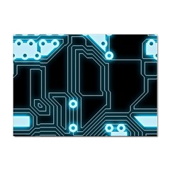 A Completely Seamless Background Design Circuitry Sticker A4 (100 Pack) by Amaryn4rt