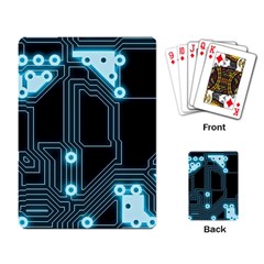 A Completely Seamless Background Design Circuitry Playing Cards Single Design (rectangle) by Amaryn4rt