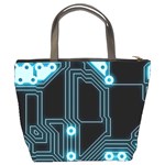 A Completely Seamless Background Design Circuitry Bucket Bag Back