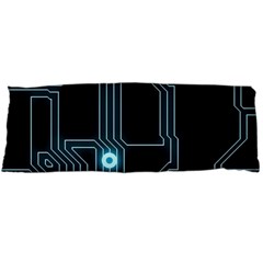 A Completely Seamless Background Design Circuitry Body Pillow Case (dakimakura) by Amaryn4rt