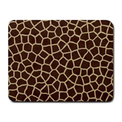 Giraffe Animal Print Skin Fur Small Mousepad by Amaryn4rt