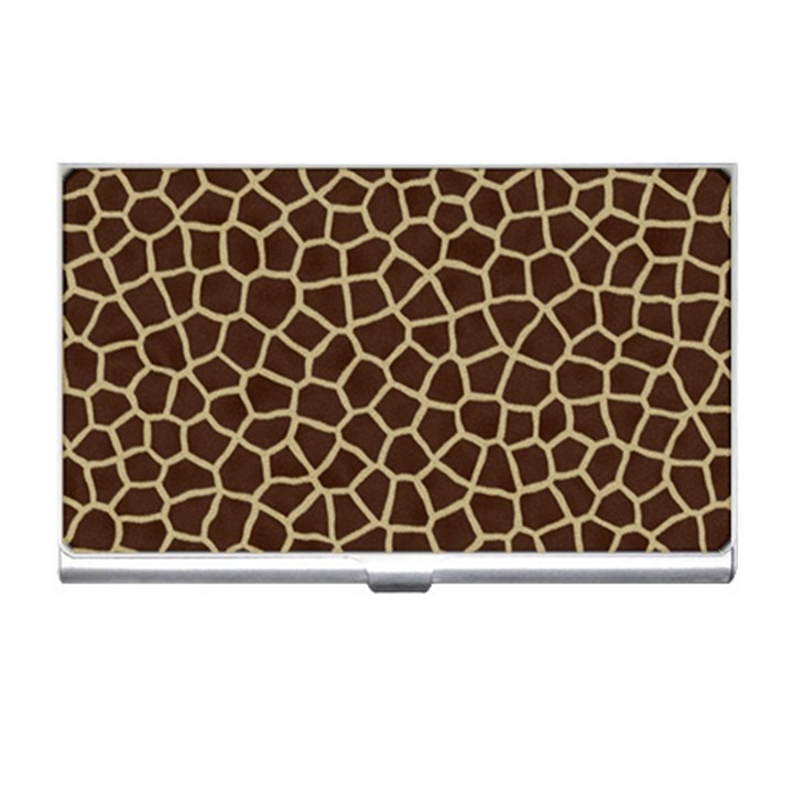 Giraffe Animal Print Skin Fur Business Card Holder