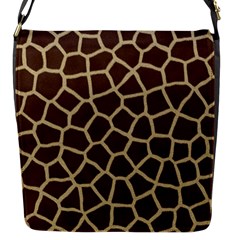 Giraffe Animal Print Skin Fur Flap Closure Messenger Bag (s) by Amaryn4rt